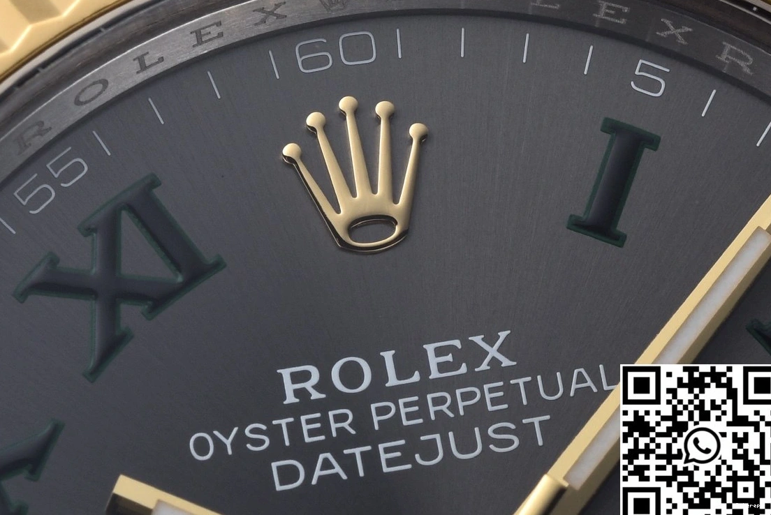 Wimbledon Rolex Dial Grey M126333-0020 Datejust Clean Factory 0323